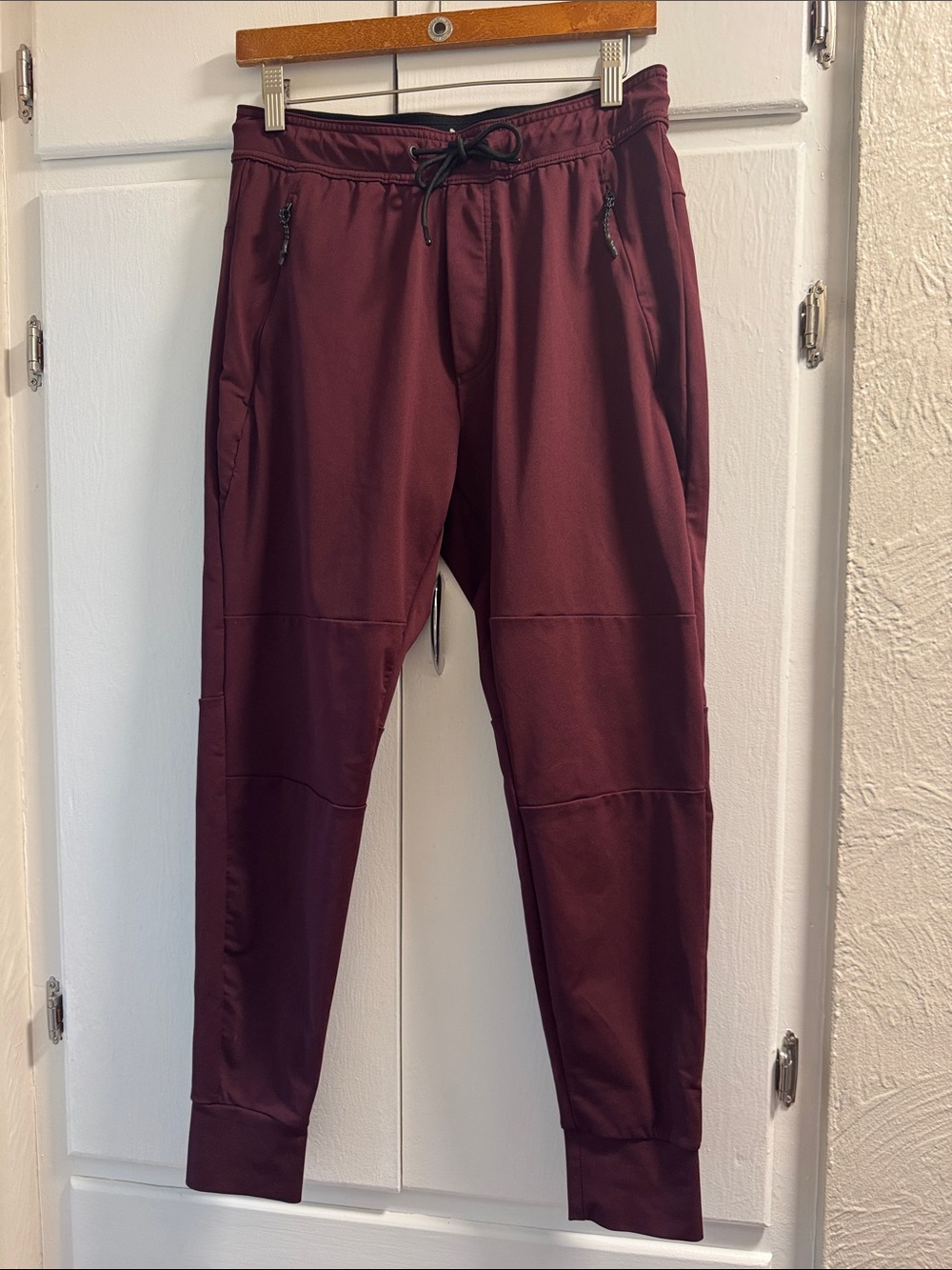 Men's AEO Burgundy Active Jogger Pants - Drawstring Waist